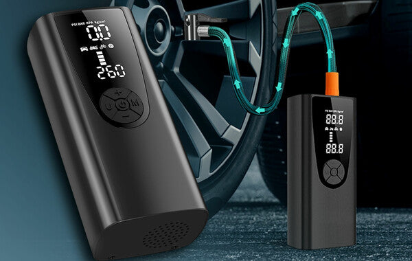 3in1 Chargeable car air compressor/flash/power bank