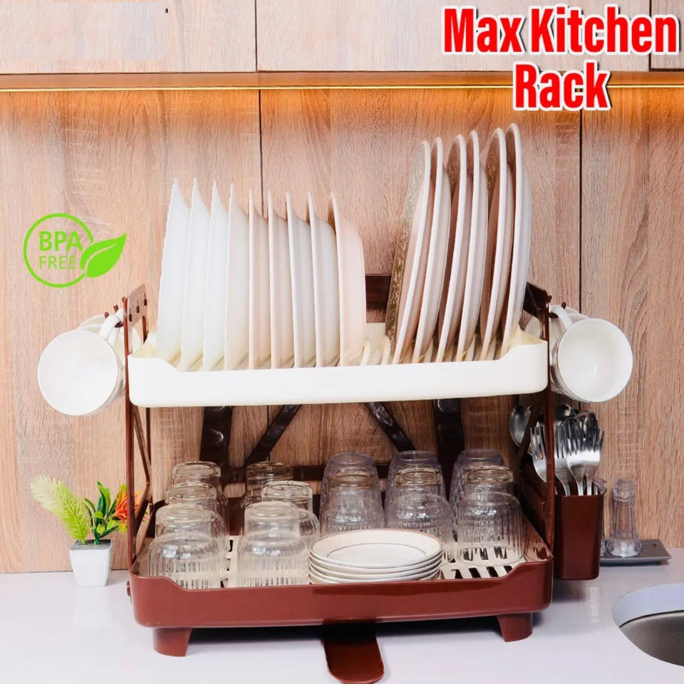 Multi-Purpose plastic Plate Rack