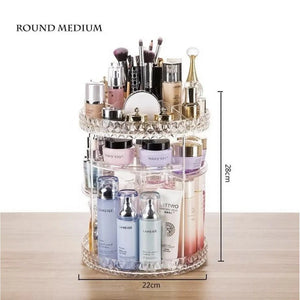 360° Rotating Makeup Organizer