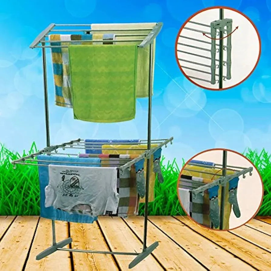 2 Layer Attachable Towel Rack