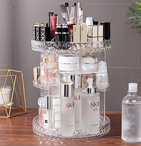 360° Rotating Makeup Organizer