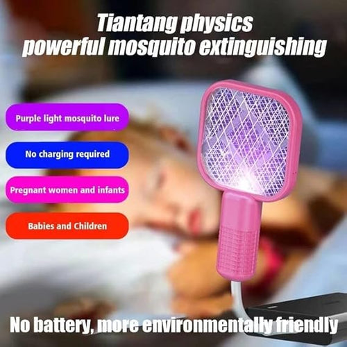 Mini Mosquito Killer Racquet Lamp