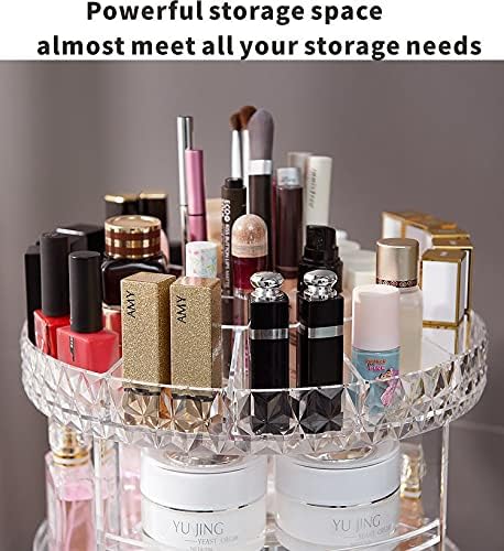 360° Rotating Makeup Organizer