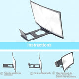 CURVED PHONE HD SCREEN AMPLIFIER