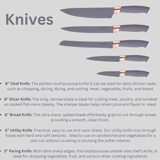 Kitchen Utensils Set With Silicone Cutting Board