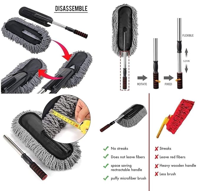 Telescopic Microfiber Car Duster