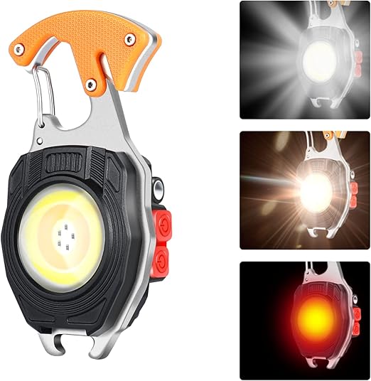 Multipurpose Keychain With LED light and Lighter
