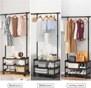 3 Layer Attachable cloth/coat Rack