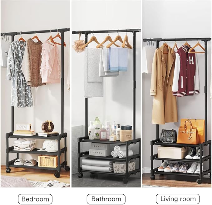 3 Layer Attachable cloth/coat Rack