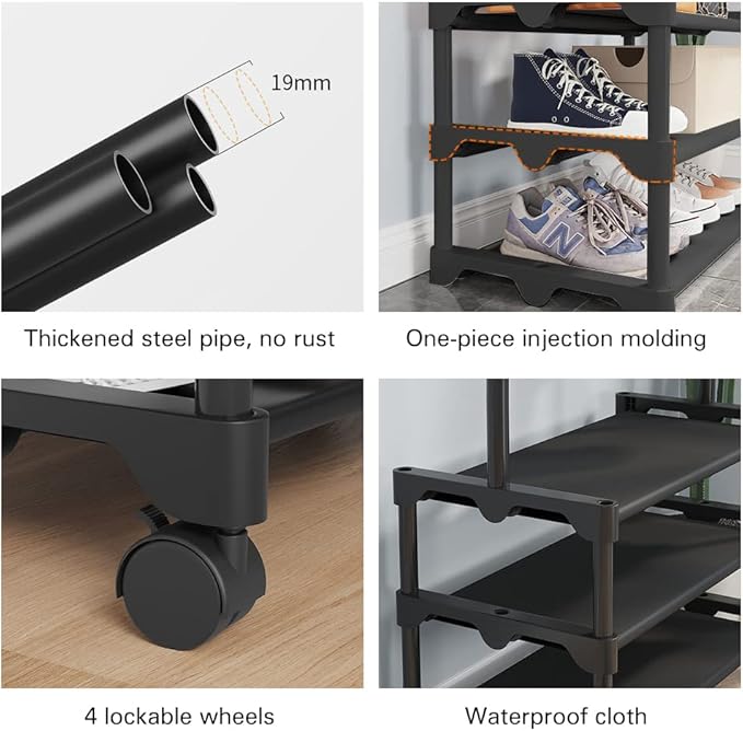 3 Layer Attachable cloth/coat Rack