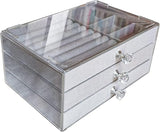 ACRYLIC VALVET JEWELLEY BOX
