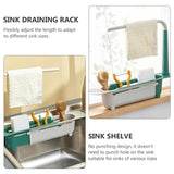 2-in-1 Telescopic Sink Storage Rack