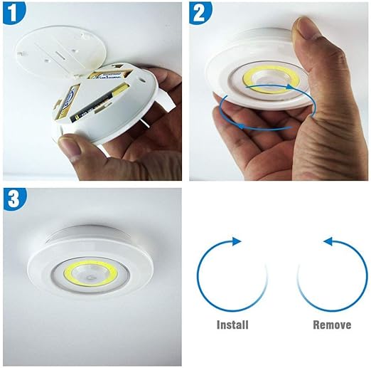 Tap LED Light With Remote Control