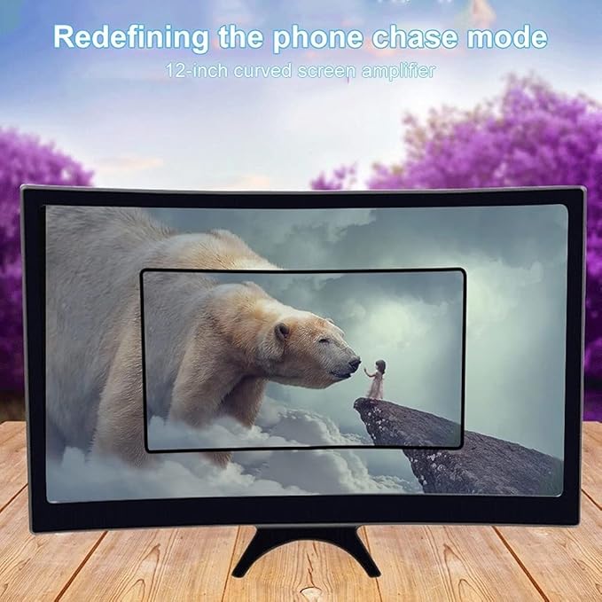 CURVED PHONE HD SCREEN AMPLIFIER