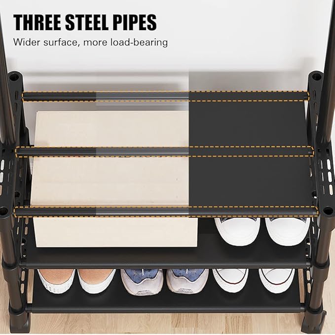3 Layer Attachable cloth/coat Rack
