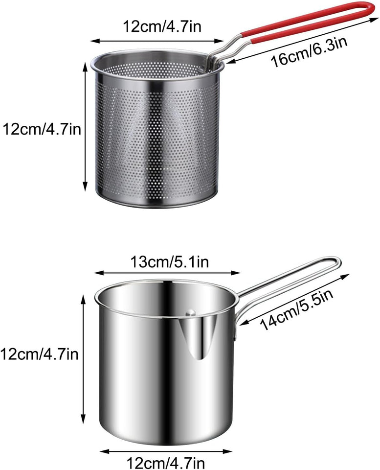 STAINLESS STEEL DEEP FRYER FRYING POT
