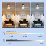 2 in 1 LED Socket Fan Light