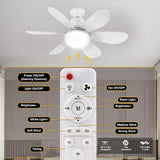 2 in 1 LED Socket Fan Light