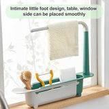 2-in-1 Telescopic Sink Storage Rack