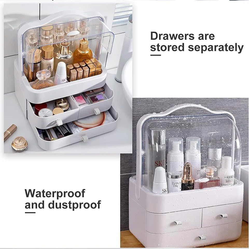 Acrylic Double Side Cosmetic Box