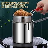 STAINLESS STEEL DEEP FRYER FRYING POT