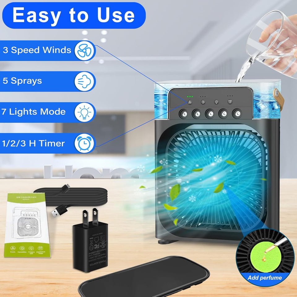 Rechargeable Mist Fan