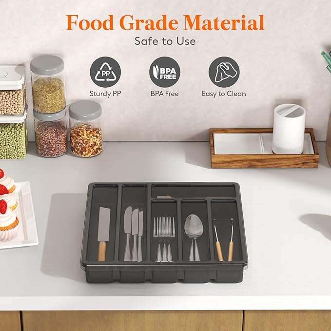 Expandable Silverware Storage Organizer