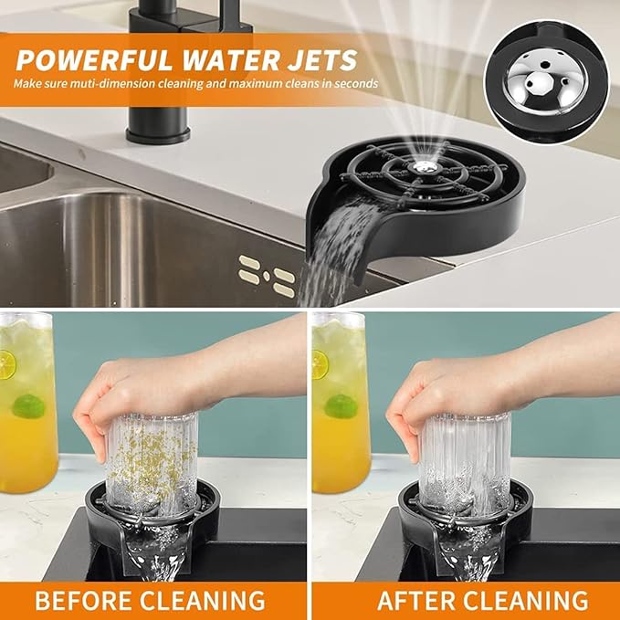Kitchen Sink Glass Rinser