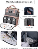 3-in-1 Diaper Backpack with Portable Baby Bed