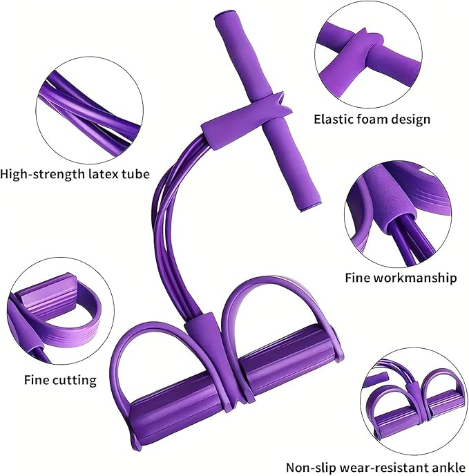 Portable Silicon Pedal Puller- Full body workout