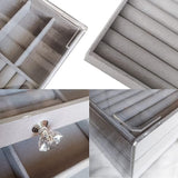 ACRYLIC VALVET JEWELLEY BOX