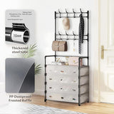 5 layer Dustproof Coat Rack & Shoe Rack