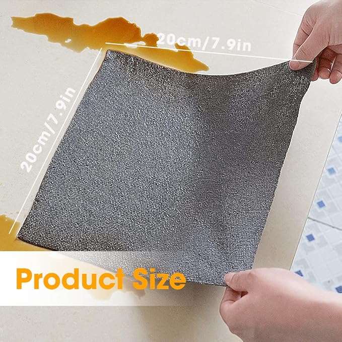 Reusable Microfiber Wipes (20 pieces)