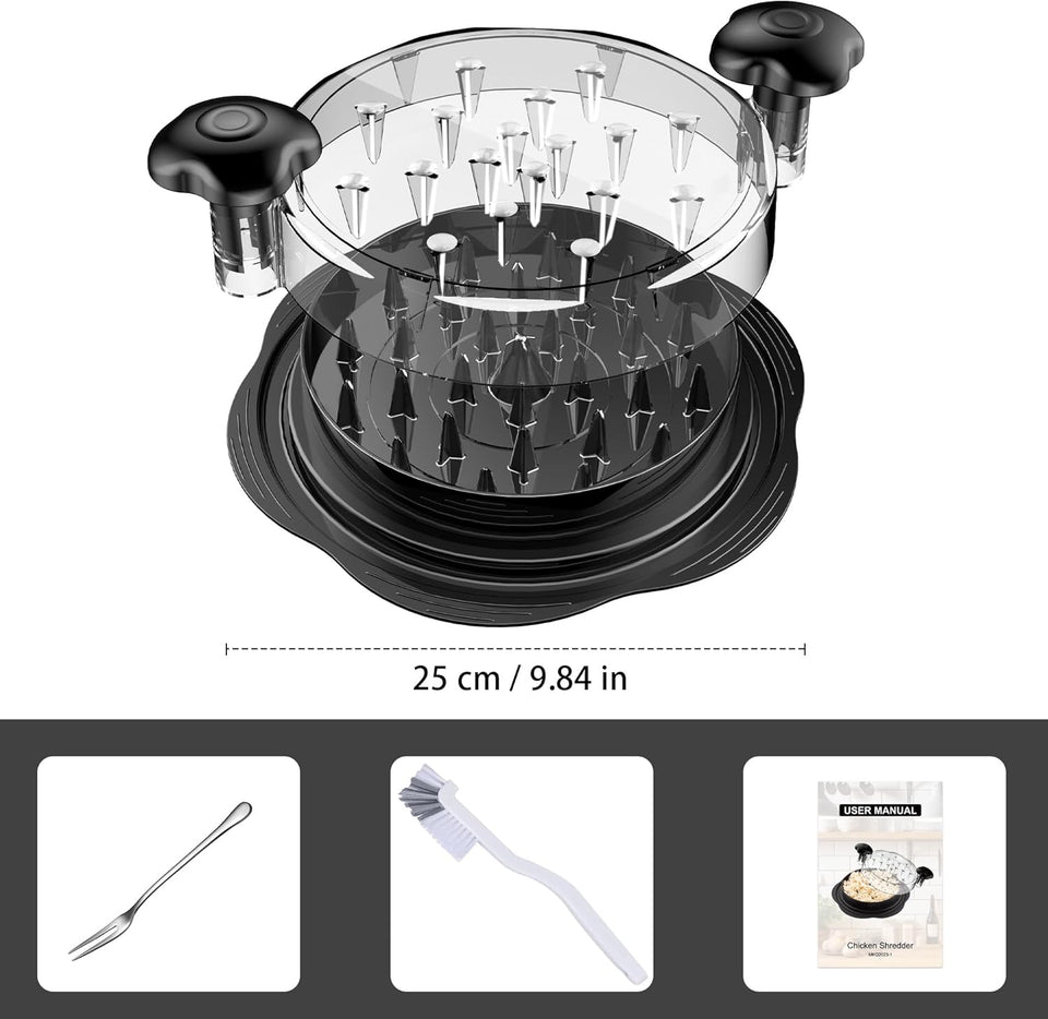 Manual chicken shredder