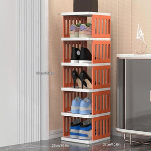 Vertical Narrow Shoe Rack