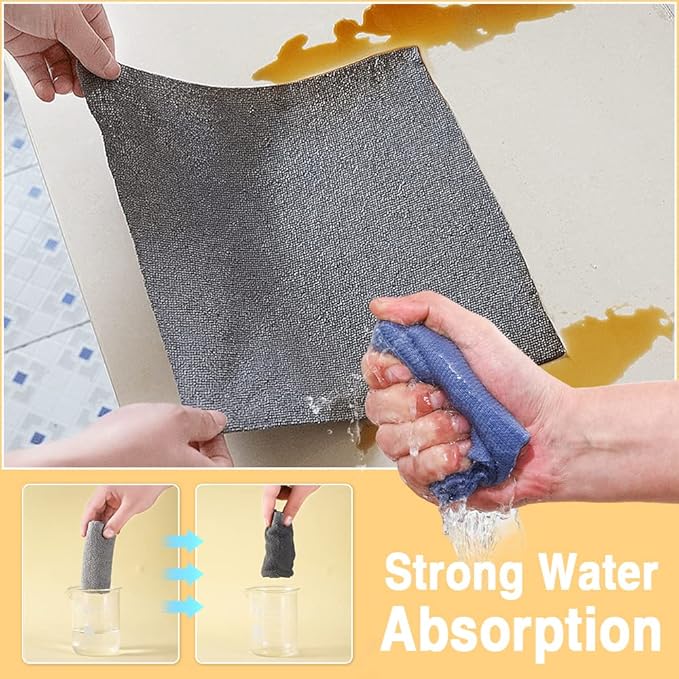 Reusable Microfiber Wipes (20 pieces)