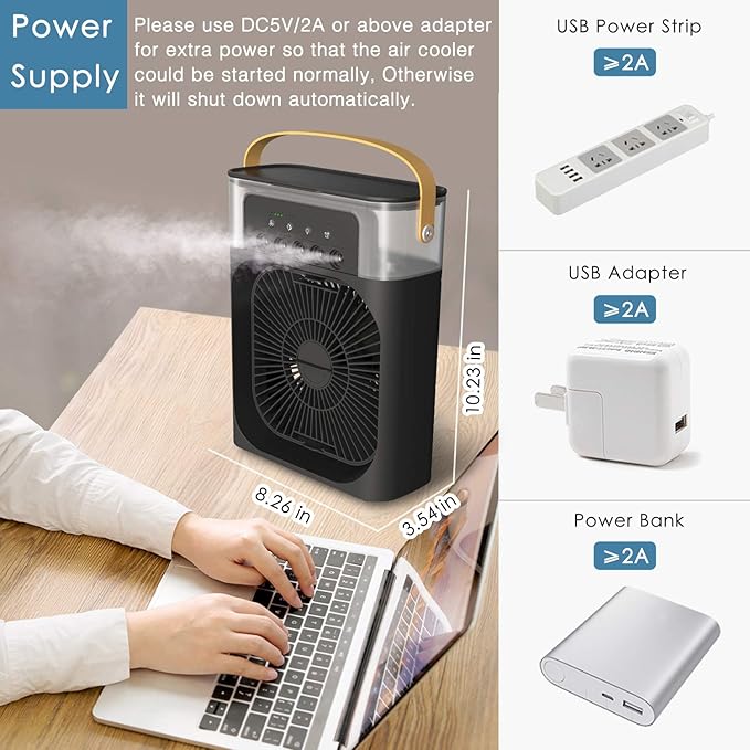 Rechargeable Mist Fan