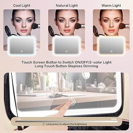 Smart LED Cosmetic Makeup Organizer