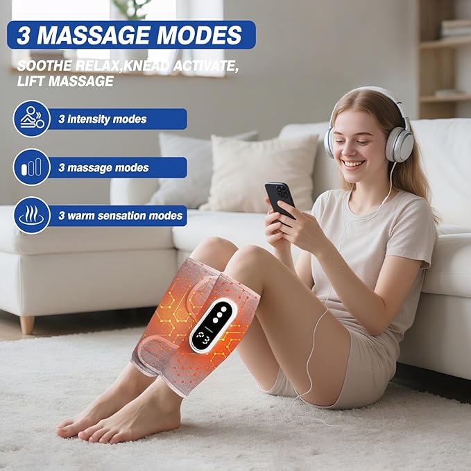 Rechargeable Air leg & calf massager (PAIR)