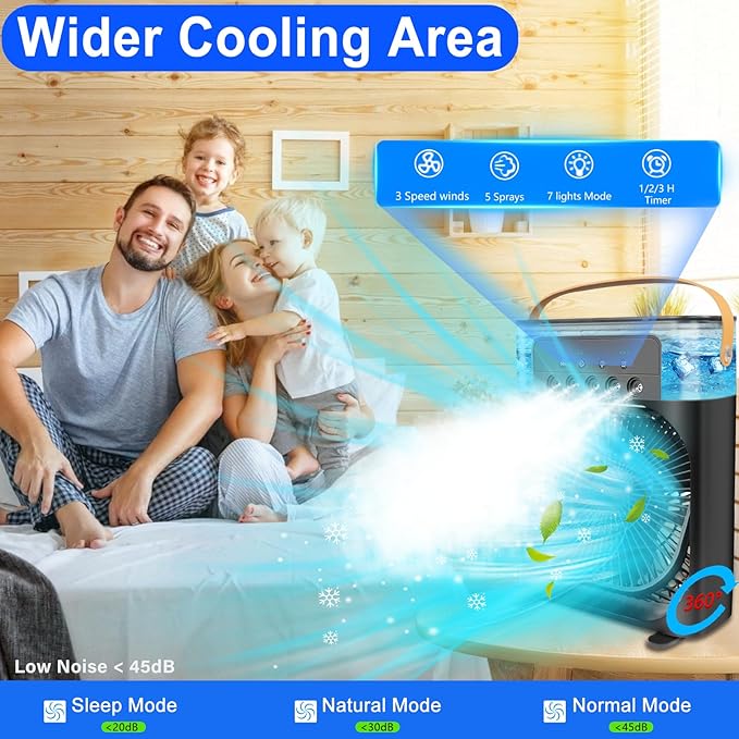 Rechargeable Mist Fan