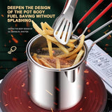 STAINLESS STEEL DEEP FRYER FRYING POT