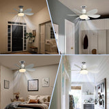 2 in 1 LED Socket Fan Light