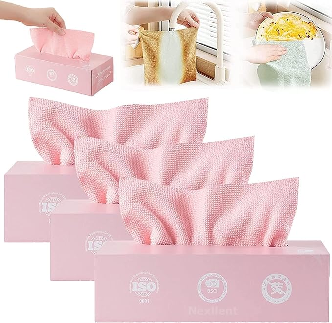 Reusable Microfiber Wipes (20 pieces)