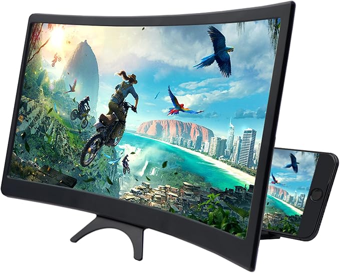 CURVED PHONE HD SCREEN AMPLIFIER