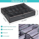 12 Grid Under Bed Shoe Organiser