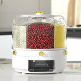 6 IN 1 260 ROTATING RICE AND FOOD STORAGE DISPENSER (5KG)
