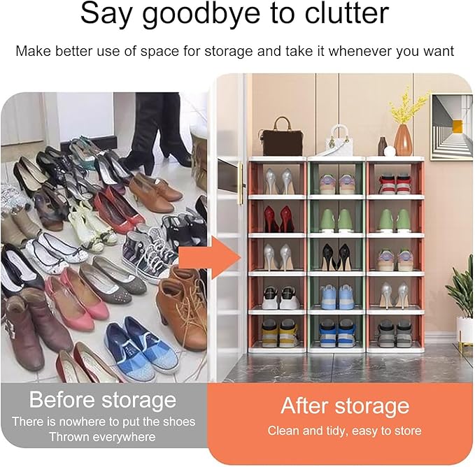 Vertical Narrow Shoe Rack