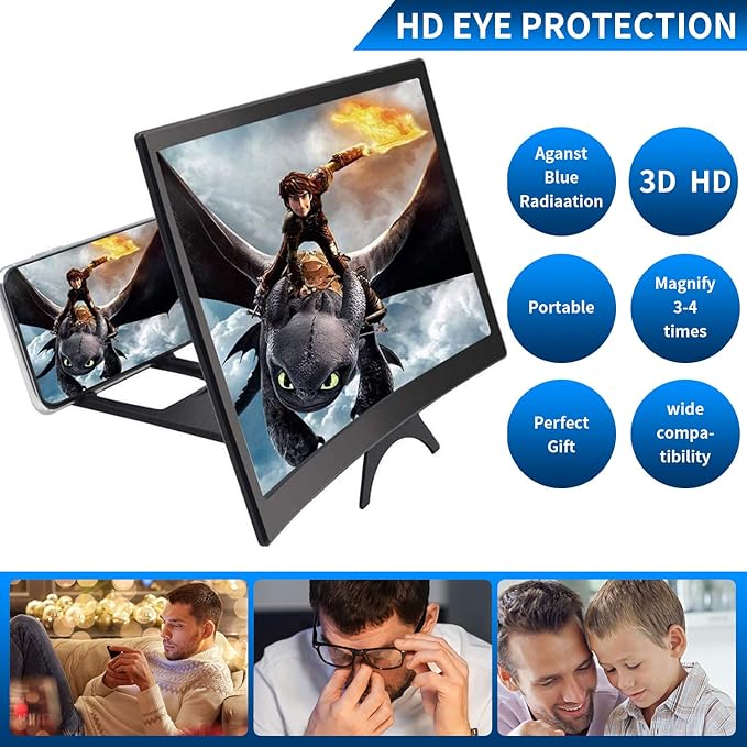 Curved Screen Mobile Phone Amplifier