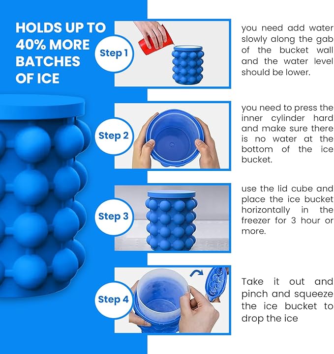 Silicon Ice cube Bucket