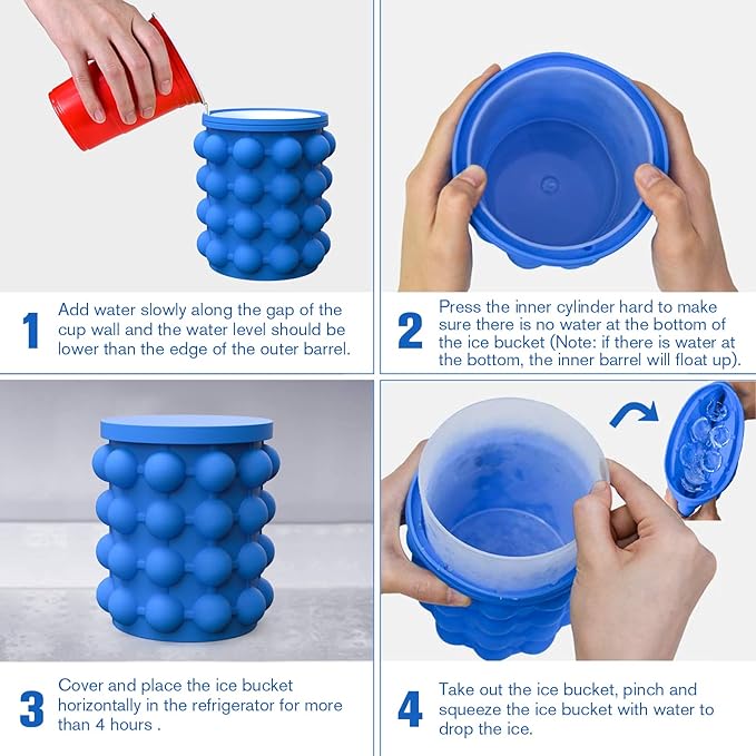Silicon Ice cube Bucket